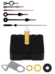 Quartz 32mm (1-1/4 inch) Long Shaft Clock Movement Mechanisms Motor Part Sile...
