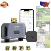 Durable Brass WiFi Water Timer with Remote Control and Rain Delay Function
