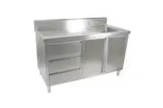 SC-6-1500R-H Cabinet with Right Sink