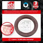 Shaft Seal fits FIAT PANDA 169AXE1B 1.4 Front 2006 on 169A3.000 46434591 Febi