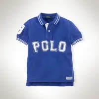 在飛比找蝦皮購物優惠-RL Ralph Lauren Polo  男童寶藍色白字上