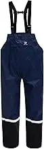 RainRider Rain Bib Pants for Men Women 150D Oxford Safety Trousers Heavy Duty Waterproof Work Pants Rip-Stop Overalls