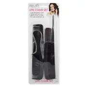 Swosh Comb Set 6 pk - Black