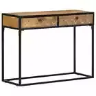 Solid Mango Wood Console Table Hallway Entry Desk Dressing Decor Display Shelf