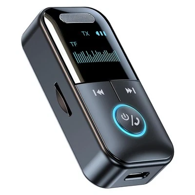 Bluetooth 5.4 Transmitter Receiver 2 in 1 Portable 3.5mm Jack AUX Audio9094