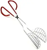 Norpro Taco Press - Red Handle, Chromed Steel, 13in/33cm, 1 Piece