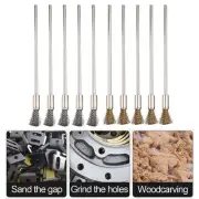 Wire Brushes Clean Stainless Steel Brush Wire End Brush 100mm 5PCS Brass Brush