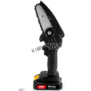 Mini Rechargeable Saw Cordless Electric Chainsaw Battery-Powered Wood Cutter Saw