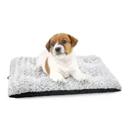 Dog Bed Kennel Pad Washable Anti-Slip Crate Mat for Small Dogs and Cats (24-i...