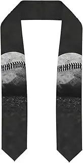 [EdWal] Baseball print Graduation Stole and Sash Class for Unisex Adult Honor Stole Honor Stole of 2025