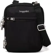 'Baggallini Securtex® Anti-theft Mini Everything Crossbody Bag, 6.3''x8.25'' Rfid, Locking Zippers & Cut-resistant Strap'