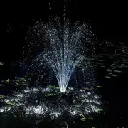 Oase #45383 1/4 HP Floating Fountain Kit w/ Led Lights for Ponds & Lakes