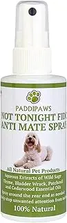 Not Tonight Fido Spray 100% Natural Anti-Mate Spray for Dogs Helps to discourage the unwanted attention from male dogs.