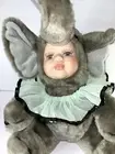 Show Stoppers Babes in Wild Series Elephant Peanuts Plush Porcelain Face Doll