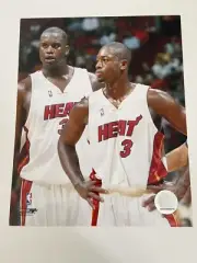 Shaquille O’Neal & Dwayne Wade Miami Heat Licensed Unsigned Photo