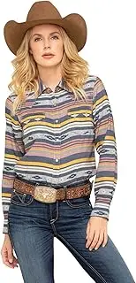 [ARIAT] R.E.A.L. Sunset Beauty Shirt Multi Jacquard Stripe 2XL