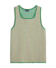 Jacquard vest XXL Nude