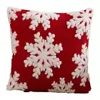 Christmas Throw Pillow Cover Square Pillow Case for Holiday Chair Furniture