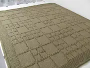 AlterKnit Squares Knit Afghan Pattern
