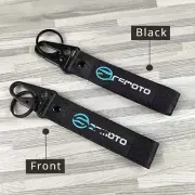 New Keychain Metal Backpack key Ring Hook Strap Lanyard Nylon For CFMOTO Black