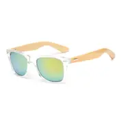 Wood Sunglasses Men women square bamboo Women for women men Mirror Sun Glasse