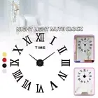 Numerals Office Room Wall Sticker Wall Clock Mirror Surface Acrylic Sticker