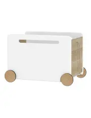 [Keezi] Toy Box in White