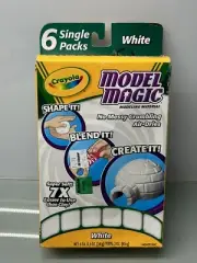 Crayola Model Magic Snow White Modeling Clay At Home Crafts for Kids, 3 oz