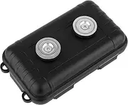NQEUEPN Magnetic Key Holder Under Car, Hidden Key Holder Car Key Hider Box for Storing Emergency Spare Key USB, Does not Fall Off (Black)