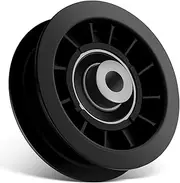 BERPSE 539110311 Flat Idler Pulley Compatible with Husqvarna, Craftsman Cub Cadet Poulan MZ6125 RZ3016 RZ4219 RZ4619, Replaces 14259, 84005748, 539-110311 (1)