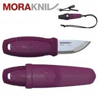 在飛比找蝦皮商城優惠-MORAKNIV 不鏽鋼短直刀組(附掛繩、打火石)露營小刀/