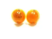 Fiat 500 600 Turn Signal Light Set Includes Lens Socket Case Screws -NEW- #471B