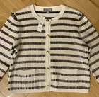 NWT J. Crew Emilie Sweater Lady Jacket In Sequin Stripe M $298