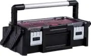 Keter Master Pro Series Cantilever 17186819 Toolbox 18 Inch Plastic RedSilver