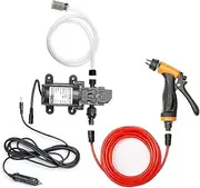 12V 100W Portable Intelligent Electric Pressure Washer Pump 160PSI with Car Charger for Marine Deck, Car Campervan, Gardening and Camping, Pet