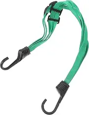 Helmet Mesh Pocket Ropes Truck Bed Straps Elastic Bike Strap Car Tensioning Belts Elastic Cinch Straps Hooks Luggage Straps for Suitcases Bungee Cord Nylon Green