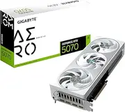 Gigabyte GeForce RTX 5070 AERO OC 12G Graphics Card - 12GB GDDR7, 192bit, PCI-E 5.0, 2625 MHz Core Clock, 3 x DP 2.1a, 1 x HDMI 2.1b, NVIDIA DLSS 4, GV-N5070AERO OC-12GD