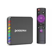 H96 Max W2 4K Ultra HD Android 11.0 Smart TV Box with Remote Control