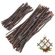 50 Pcs Wood Sticks For Crafts Long Wood Sticks Craft Sticks Twigs For Diy