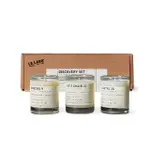 【LE LABO】DISCOVERY 探險收藏迷你蠟燭三入組 56.6GX3(國際航空版.乳香/苦橙葉/檀香)