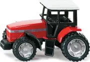 Massey Ferguson 9240 Tractor Red with White Top Diecast Model by Siku