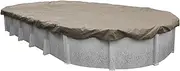 Pool Mate 571840-4 Winter Pool Cover, Extra Heavy-Duty Sandstone, 18 x 40 ft Above Ground Pools