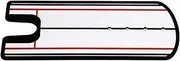 Joyzan Golf Putting Mirror, Swing Trainer Training Equipment Aid Alignment Practice Line Tool Putter Mat Tools Shoulder Rail Corrector Straight Mirrors Golfing Aiming Rods Accessories Indoors Outdoors