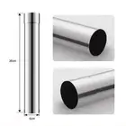 Stove Pipe Chimney Pipes 260/320/360mm Flue Silver Color Stove Accessories