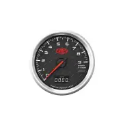 SAAS Tachometer 0-9K RPM Shiftlite 80mm In Dash Muscle Series 3 Black