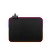 USB Wired Large Colorful Backlit Non-slip Soft Rubber Mouse Pad Desktop Mat