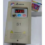 🌞二手現貨保固DELTA台達S1變頻器VFD015S23D【有通訊】220V 1.5KW 入/出:3相【2馬力2HP】