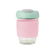 Avanti Go Cup Glass 296ml Pink/Mint/Grey