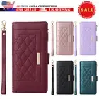 Leather Zipper Wallet Stand Magnetic Case For Samsung Galaxy A16 A36 A54 A35 A14