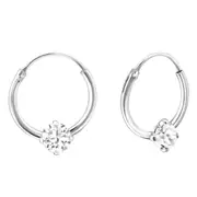 Silver Hoop Earrings For Women